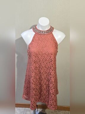 NWT Francesca's Miami Rose Box Lace Dress Women's Size Medium